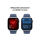 APPLE Watch 10 GPS + Cellular 46mm koperta z aluminium (srebrny) + pasek sportowy rozmiar S/M (denim) - 1278180 - zdjęcie 5